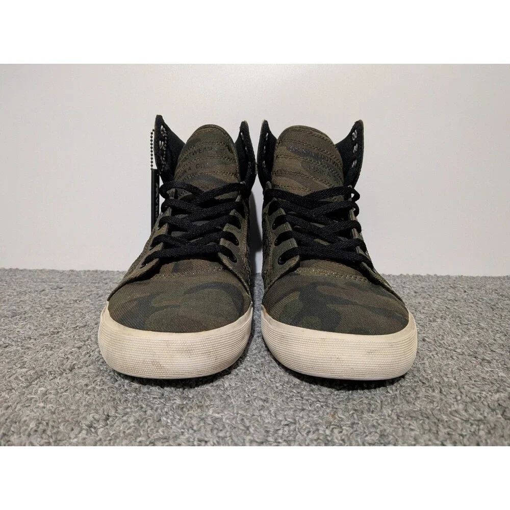 Supra Skytop Sneaker Shoes Mens Size 10 Camo